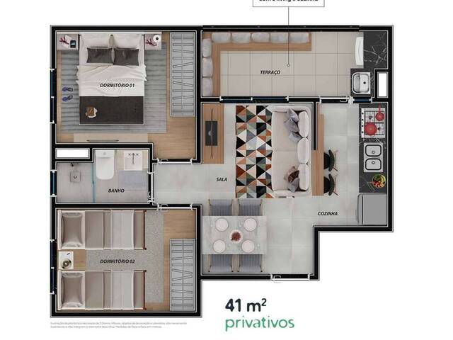 #1126 - Apartamento para Venda em Cotia - SP - 3